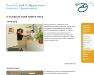 Website Kraus Wolfgang Dr. Arzt f�r Allgemeinmedizin