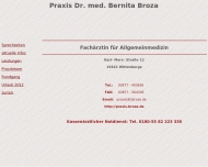 Website Broza Bernita Dr.med.