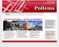 Website Pollems Spezialtiefbau