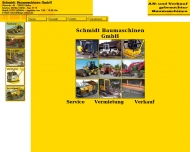 Bild Schmidt Baumaschinen GmbH Baumaschinenhandel