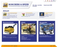 Bild BORCHERS & SPEER Baumaschinen-Baugerte Handelsgesellschaft mbH