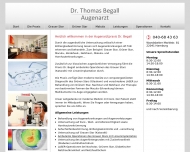 Website Begall Thomas Dr. Augenarzt
