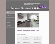 Website Nobis Christoph Dr.med. Hals- Nasen- Ohrenarzt