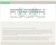 Bild Med. Vers.zentr. f. Nieren-undBluthochdruckerkr. Sinsheim