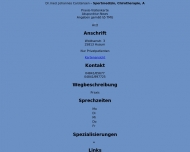 Website Carstensen Johannes Dr.med. Allgemein- und Sportmedizin