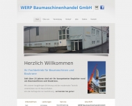 Website Werp Baumaschinenhandel