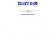 Bild Klapdor Rainer Prof.Dr. Innere Medizin