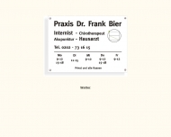 Bild Bier Frank Dr. Praxis fr Innere Medizin