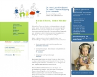 Bild Brand Joachim Dr.med. u. Kipping Thomas Dr.med. Facharzt fr Kinderheilkunde Psychotherapie Allergologie