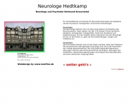 Website Hedtkamp Martin Dr. Facharzt für Neurologie und Psychiatrie