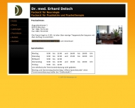 Website Deloch Erhard Dr.med. Arzt für Neurologie und Psychiatrie