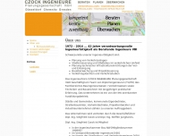 Website CZOCK INGENIEURE Ingenieurgesellschaft