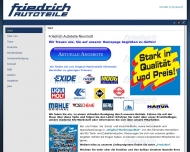 Website Friedrich Autoteile