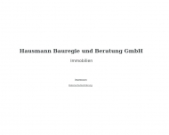 Bild Hausmann Bauregie und Beratung GmbH Immobilien