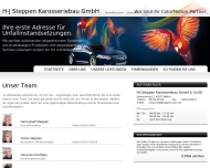 Website Achsvermessung Steppen Karosseriebau