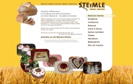 Website Bäckerei Steimle in Freiburg und Kirchzarten