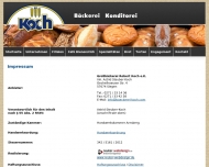 Website Gro�b�ckerei Robert Koch