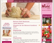 B?ckerei Konditorei Wahl GmbH in Bestensee - Startseite