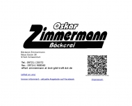 Bild Zimmermann Oskar Bckerei