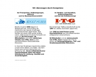 Bild Huber Adolf GmbH, Fuhrbetrieb, Erdbau Fuhrunternehmen