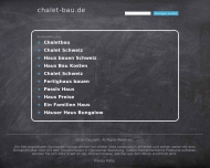 Bild chalet Gesellschaft fr individuelles Bauen mbH