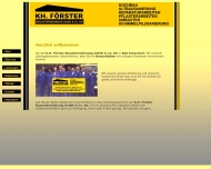 Bild Förster Karl-Heinz Bauunternehmung GmbH & Co. KG