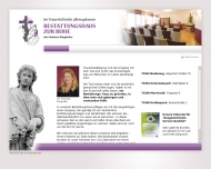 Website Bestattungshaus ZUR RUHE, Eine Marke der Charlotte Klinghoffer