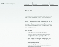 Website Bestattungen Rick