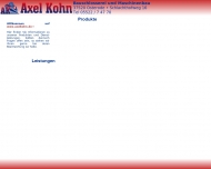 Bild Bauschlosserei und Maschinenbau Axel Kohn GmbH