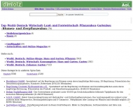 DMOZ - World Deutsch Wirtschaft Land- und Forstwirtschaft Pflanzenbau Gartenbau Blumen- und Zierpfla...