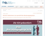 Website Lohnsteuerhilfeverein Vereinigte Lohnsteuerhilfe