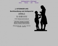 Website Kitzinger J. Buchhandlung und Antiquariat