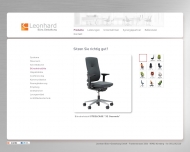 Website Leonhard Büro-Gestaltung