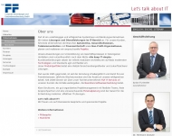 Website F&F Computer Anwendungen und Unternehmensberatung