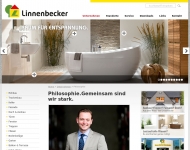 Website Linnenbecker Baufachhandel