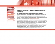 Bild Mnster Container Containerdienst Entsorgungsfachbetrieb