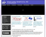 Ihr Elektrofachbetrieb in K?ln Ernst Lamby GmbH Co. KG