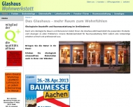 Website Glashaus-Wohnwerkstatt