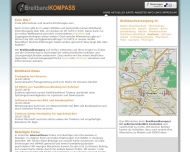 Breitbandkompass - DSL Landkarte und Erfahrungen rund um DSL lokal
