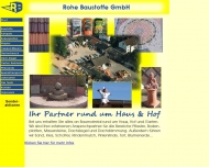 Rohe Baustoffe Ihr Partner rund um Haus und Hof