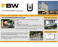 Bild FBW FRISCHBETONWERK GMBH & CO. KG Verwaltung