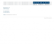 Website HOFMANN, Druck · Werbung · Medien