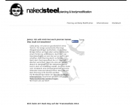 Bild naked steel piercing & bodymodification