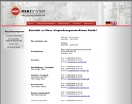Website Merz-Verpackungsmaschinen