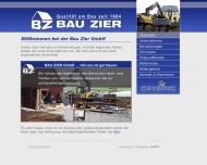 Website BZ Bau Zier