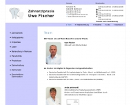 Website Fischer Uwe Zahnarzt