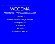 Bild Wegema Maschinen Vertriebsges. Gilles & Co.