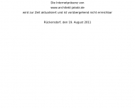 Website Jakobi Hanns Peter Dipl.-Ing. Architekt