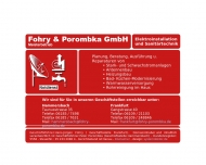 Bild Fohry & Porombka GmbH Elektroinstallationen