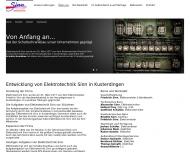 Website Sinn Friedrich Elektroanlagen